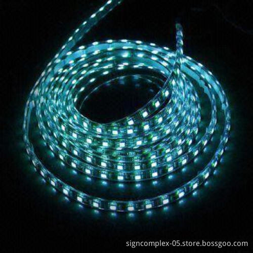 Flexible LED Strips with Waterproof Function and Available in Various Colors
